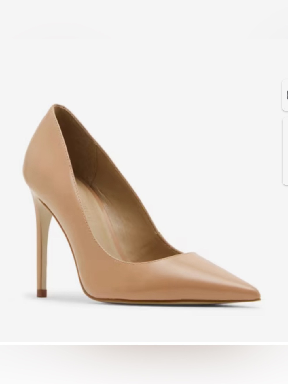 NWOB Steve Madden Women's Pointed Nude High Heel Pump, Size 9